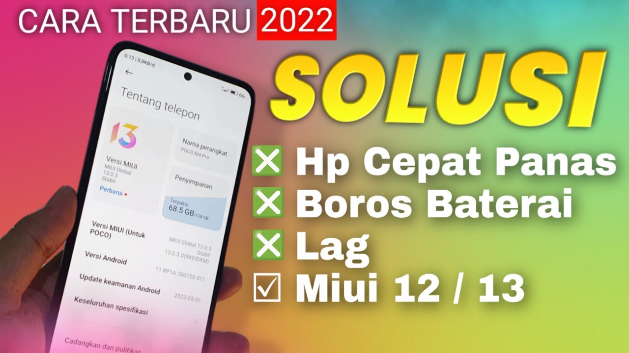 Tips Cepat Mengatasi Baterai Boros , Lag dan Cepat Panas Di Hp Xiaomi