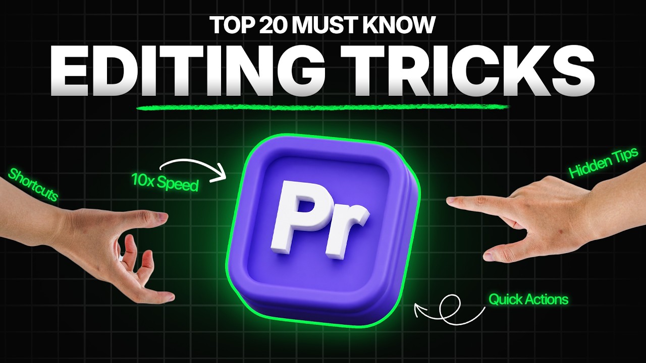 20 MIND BLOWING Editing Tricks You should Know (Premiere Pro Tutorial)