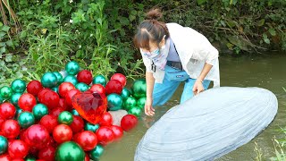 🩷Treasure Hunt: The Girl Found An Enchanting Gem Among The Mutated Giant Clams!