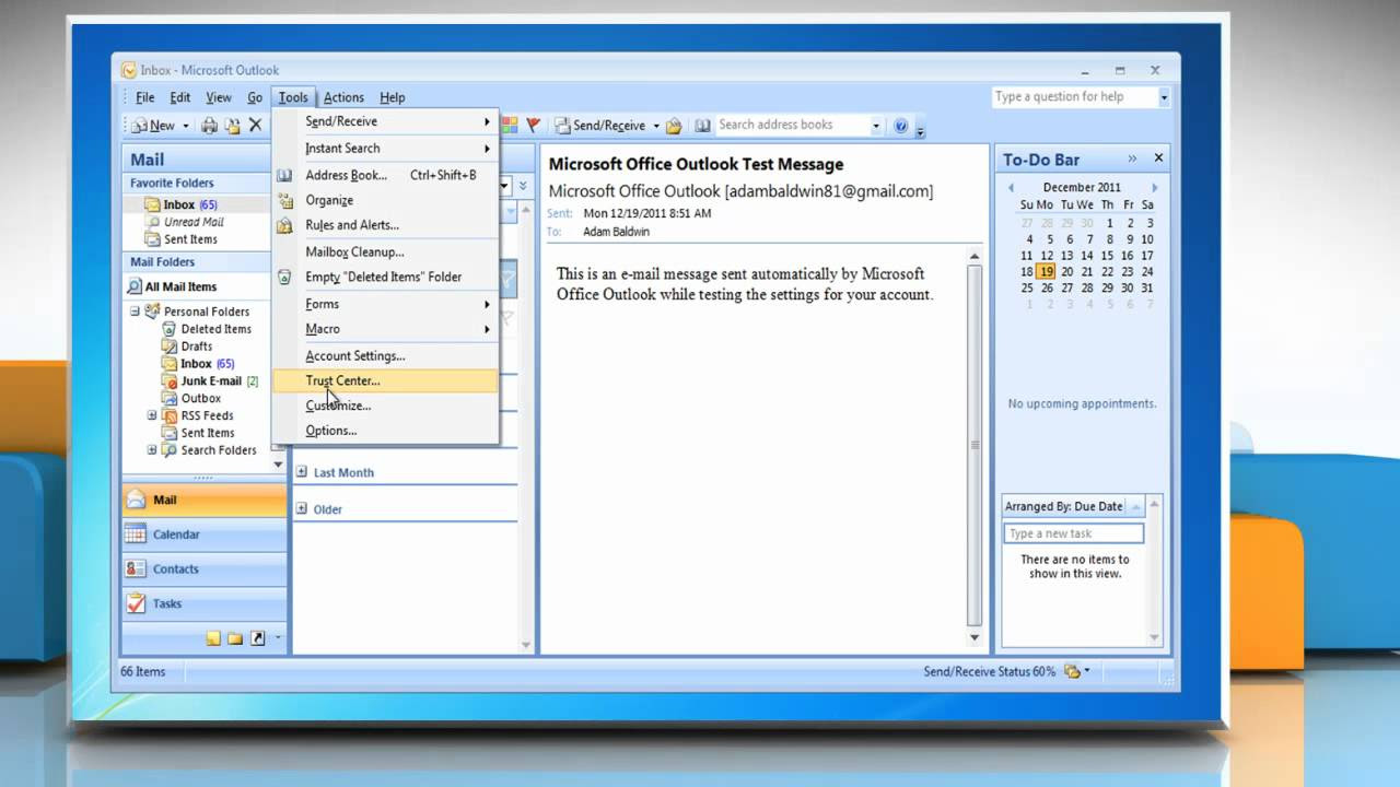ตั้ง ค่า outlook 2007 Update Microsoft® Outlook 2007: How to change e-mail security settings on Windows® 7