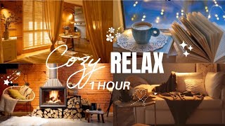 Full Cozy Winter Cabin with Crackling Fireplace & Soft Relaxing Music (1 Hour) News