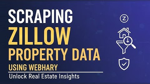 How to Scrape Zillow Property Listings to Excel ? | WebHarvy (2026 Guide)