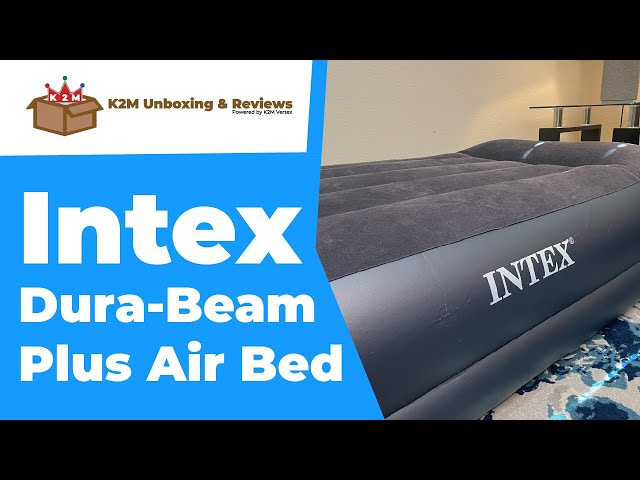 Intex Cama Hinchable - Dura-Beam Deluxe Ultra Plush Headboard Queen 