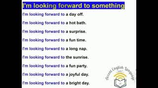 I'm looking forward for something|Basic knowledge of English|English connection|@DearSir