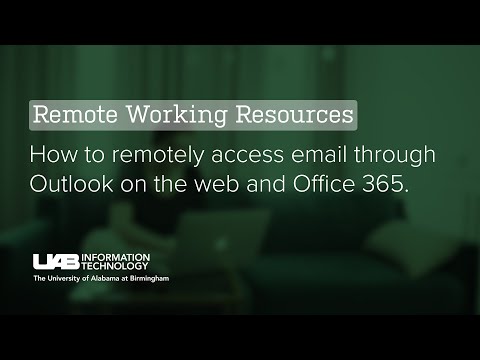 How to remotely access email through Outlook on the web and Office 365