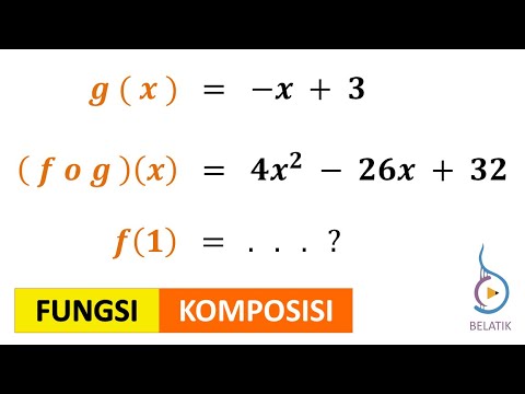 Mencari Nilai F 1 Jika Diketahui Fog X Dan G X Fungsi Komposisi Matematika Sma Ma Smk Stm Belatik Youtube