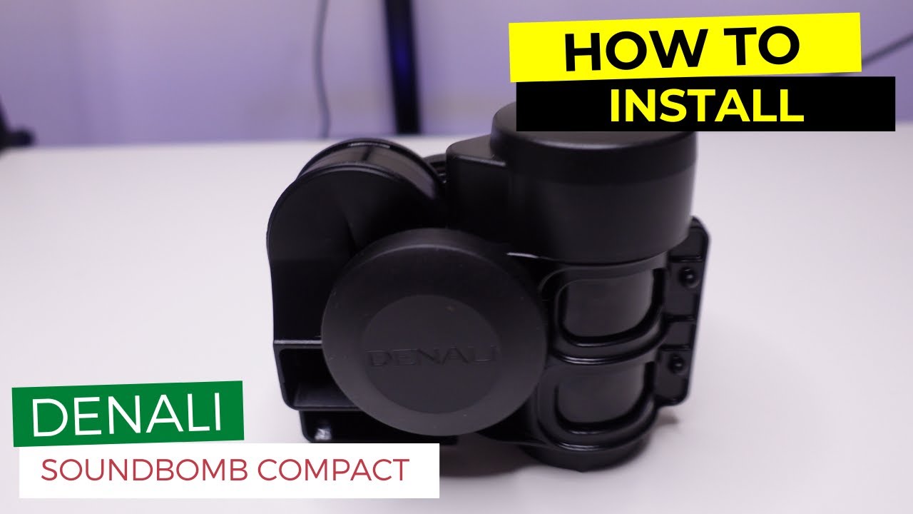 How to install a Denali Soundbomb on a Kawasaki Vulcan