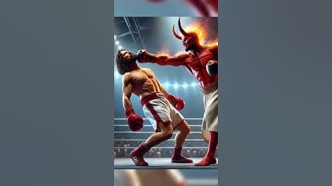 Jesus with the lovely devil #short #fe #jesuschrist #edit(3)