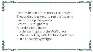 Cornershop - Lessons Learned from Rocky I to Rocky III Radio Edit Lyrics