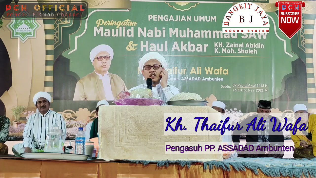 Ngaji Bersama Kh. Thaifur Ali Wafa Episode 2