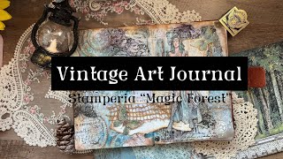 Stamperia “Magic Forest”: Mix Media NO TALKING CALMING Art Journaling
