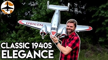 A Beautiful Warbird-like Experience - E-flite Beechcraft D18 1.5m