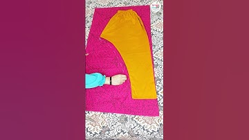 Easy Step-by-Step Trouser Cutting and Stitching for Beginners ✂️ DIY Fashion #youqariaGallery #asmr