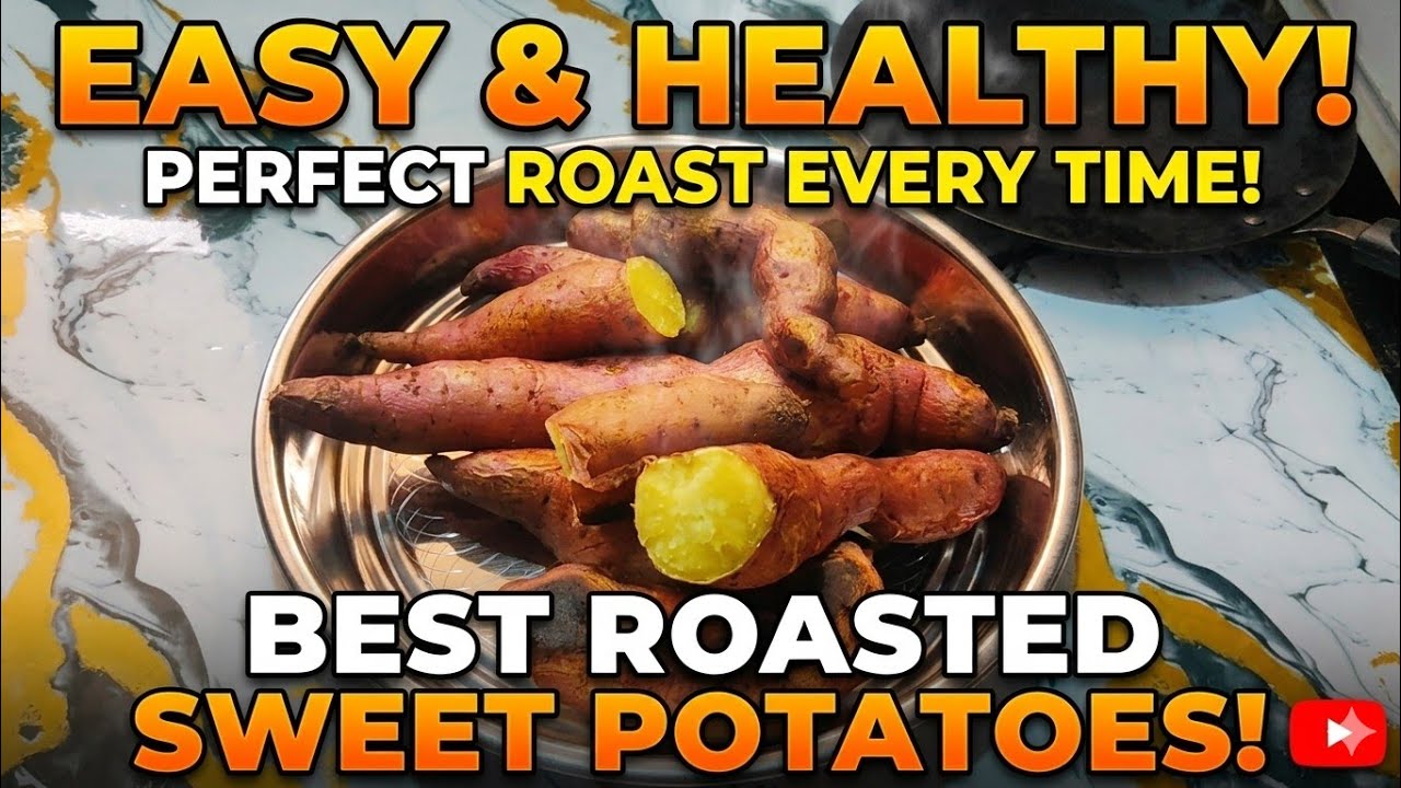 Roasted sweet potatoes