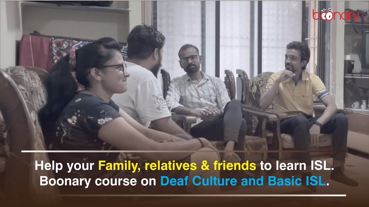 Help your family, relatives & friends to learn ISL | Boonary course on ...