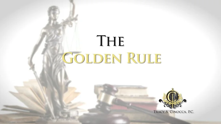 The Golden Rule Public Service Announcement