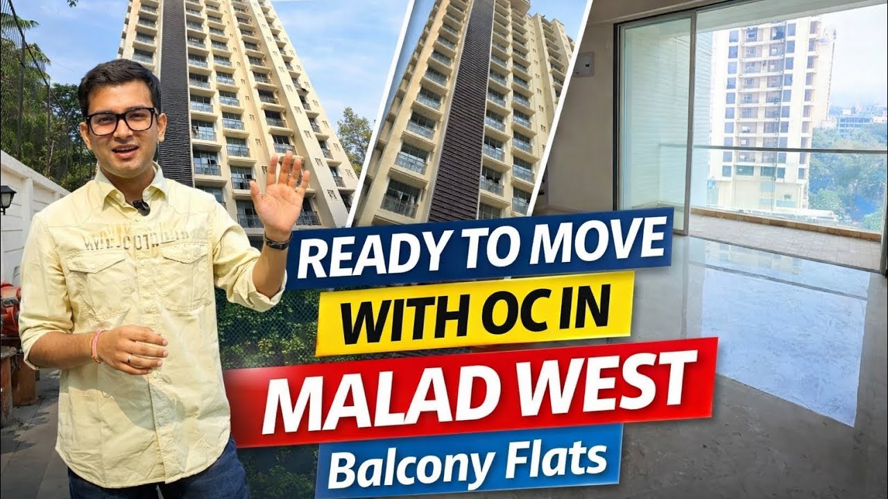 Ready To Move 2BHK Balcony Flats in Malad West | OC Received 