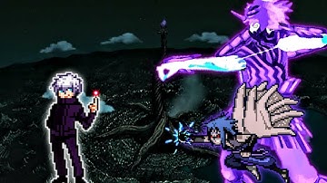 Gojo Revealed V2 (New) VS Sasuke Indra (OmHy) in Jump Force #Mugen