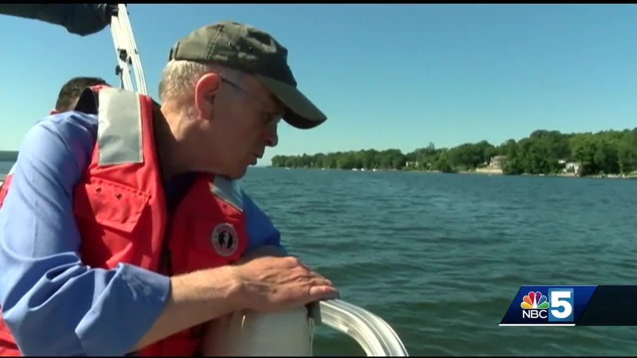 VT Rep. Peter Welch tours Lake Champlain, talks water quality
