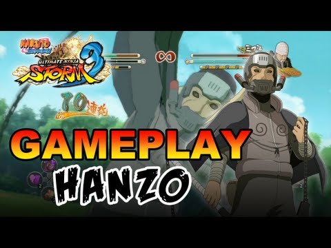 Naruto Shippuden Ultimate Ninja Storm 3 - X360 / PS3 - Hanzo Gameplay (Gamescom 2012)