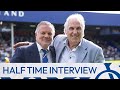It feels very humbling  half time interview  gerry francis on legends of the loft opening