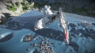 Things Crashing Into Things - Space Engineers! 29 #shorts #starwars #space