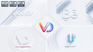 Top After Effects Projects: Neumorphism Logo Animations Set + Free Font