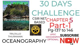Oceanography CH-5 part-1||WATER AND SEAWATER||Trujillo Thurman||CSIR NET/UPSC GEO.||GEOLOGY||