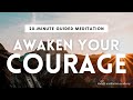 20 Minute Guided Meditation to SHIFT Your Mindset & Awaken COURAGE and CONFIDENCE | davidji