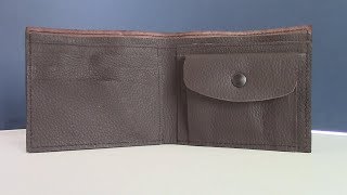 A Basic Leather Wallet - Leather art-Upholstery