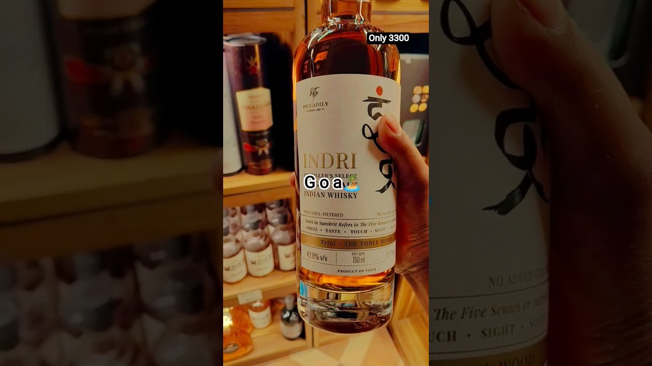 INDIAN SINGLE MALT WHISKY GOA 🏝️ PRICE 