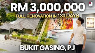 He Transformed This Bukit Gasing Bungalow in Just 130 Days | RM3,000,000