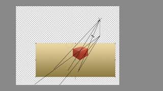 2 pt  perspective Rectangular Prism with Shadow