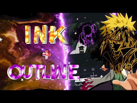 INK OVERLAY + OUTLINE EFFECT LIKE R1xefx IN ALIGHT MOTION | AMV TUTORIAL