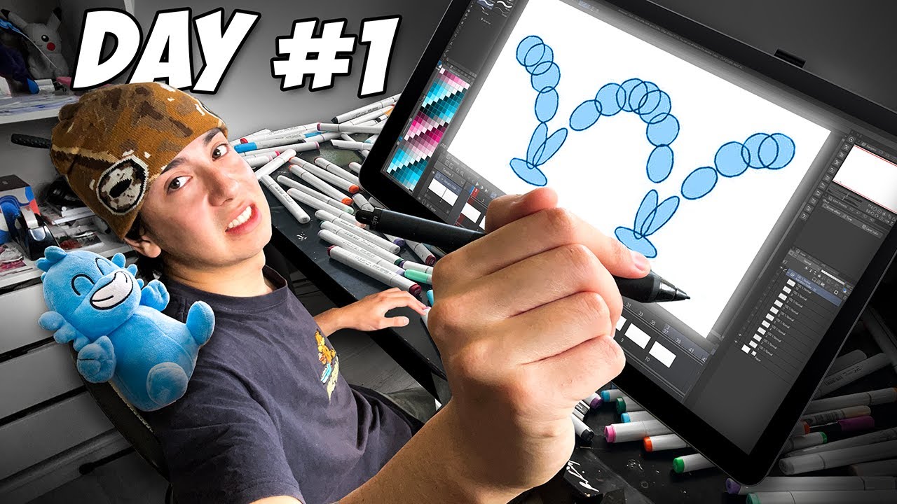 I Learned ANIMATION in 1 WEEK... 🎨👀 (ft. Skynix)