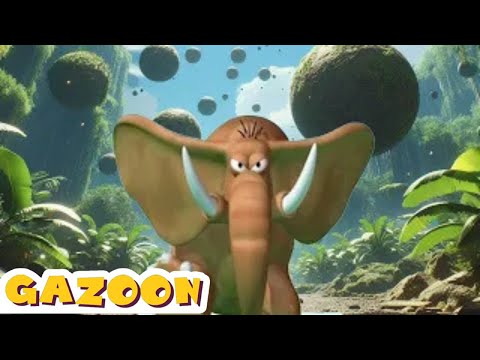 Elephant vs. Meteors! The Craziest Cartoon You'll Ever See! | Gazoon