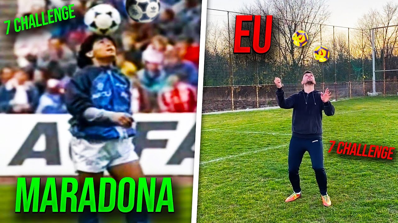 CAT DE DIFICILE SUNT CELE MAI VIRALE MOMENTE ALE FOTBALISTILOR? #10 (PROBA LUI MARADONA)