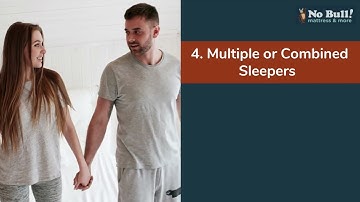 The Best Mattresses Based on Your Sleeping Position// No Bull Mattress