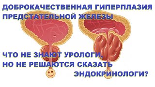 картинка: ДГПЖ: что не знают урологи, но не решаются предложить эндокринологи?