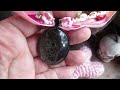 MoonLadies Live BuBBles Black Mirror of protection jewelry hand made ooak ecklace / choker witch