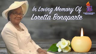 Loretta Bonaparte Funeral Service