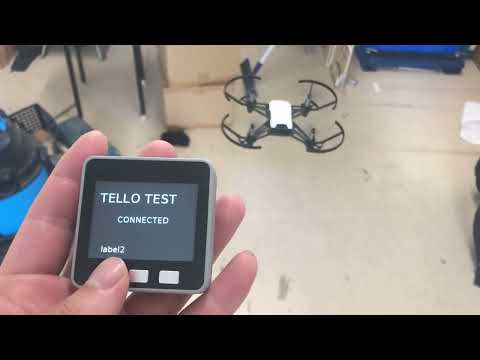M5StackとUiFlowによるDJI Telloドローン制御【 DJI Tello Operation by M5Stack with UiFlow】