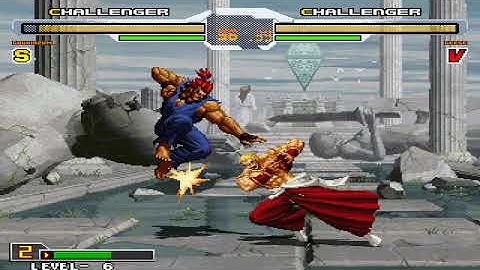 MUGEN KOF 2002 UM GOUKI 02UM VS GEESE STAGE SNK CHAOS CRYSTAL SHRINE
