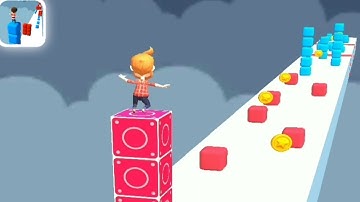 Cube Stacker Surfer 3D All Level Walkthrough Gameplay Android,ios (Levels 160-177)