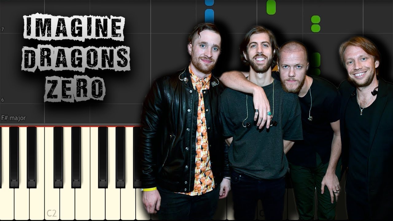 Imagine Dragons - Zero - [Piano Tutorial] (Synthesia) (Download MIDI + PDF Scores)