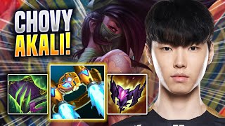 CHOVY IS SO CLEAN WITH AKALI! - GEN Chovy Plays Akali MID vs Lissandra! | Season 2023