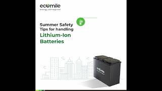 Summer Safety Tips For Lithium-ion Batteries