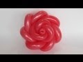 Роза из шаров 7 лепестков / Rose of balloons, 7 petals (Subtitles)