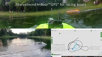 Precise tracking for R/C racing boats without GPS