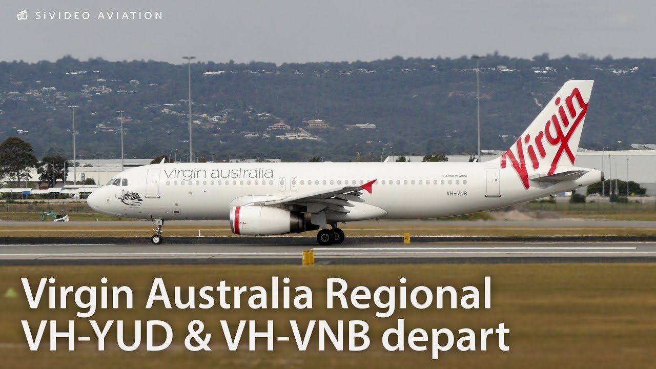 Virgin Australia Regional Vh Yud And Vh Vnb Depart Perth Airport On Rw03 Youtube